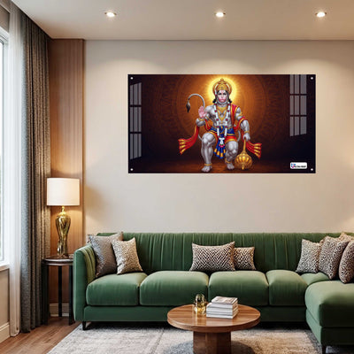 Blessing Hanuman Spiritual Power Acrylic Wall Art